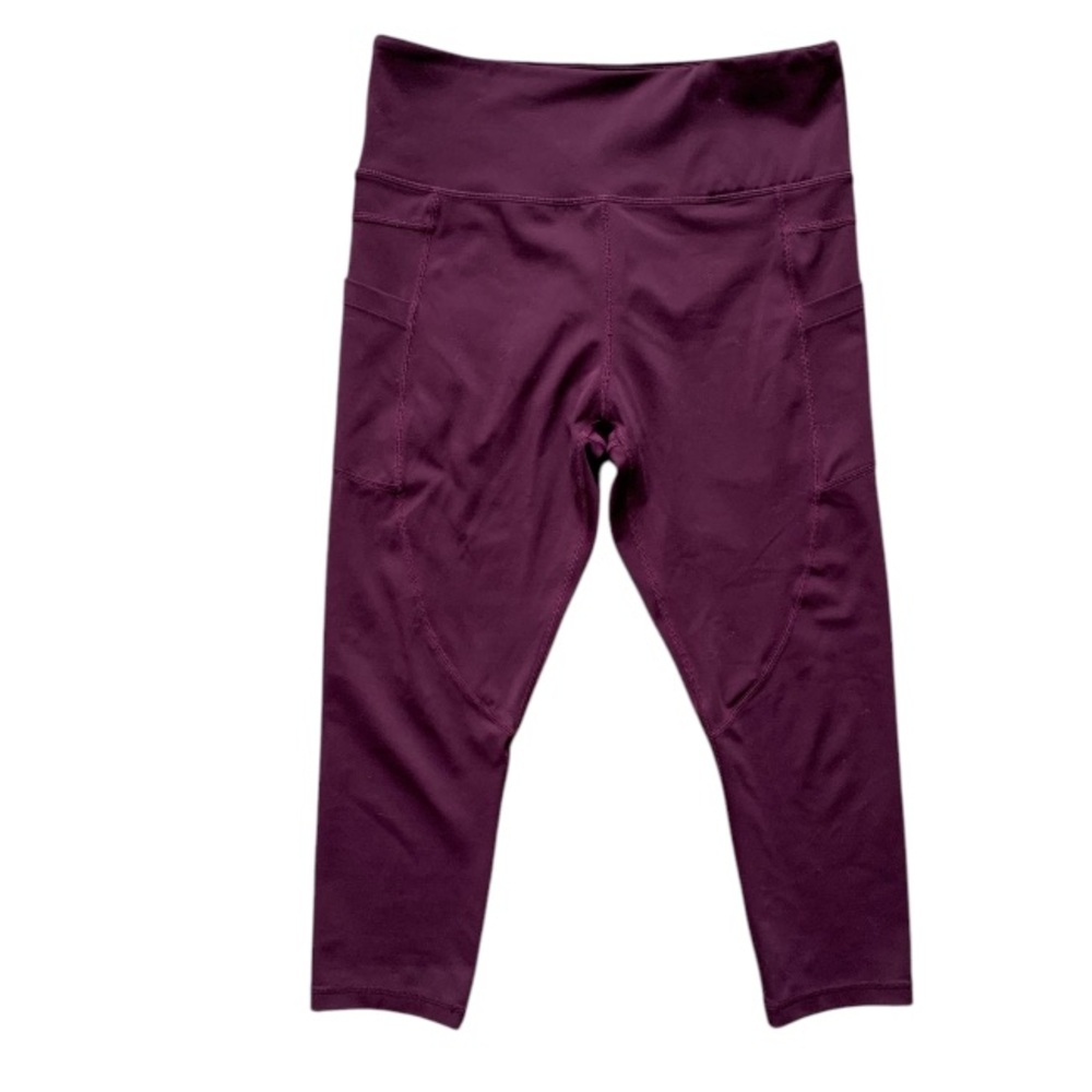 Zyia Plum Purple Capri Leggings 8-10